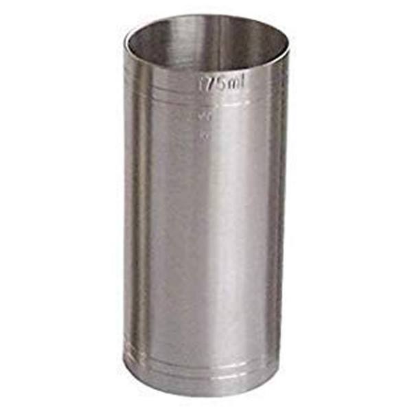 Beaumont 175ml Stainless Steel Pub Wine Thimble Jigger Shot Measure, Silver, 1 Count (Pack of 1)