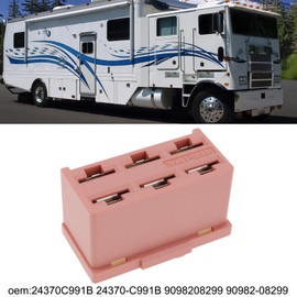 Be In Your Mind 2 x 40A 30A 30A Fuse Car Fuse 24370C991B 9098208299 Car Truck SUV Boat Pink 27.5x16x14.5mm