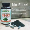 Why Not Natural Vitamin D3 K2 (MK-7) with Organic Spirulina,