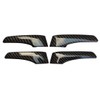 ruihe 4pc Carbon Fiber Color Inner Door Open Handle Cover