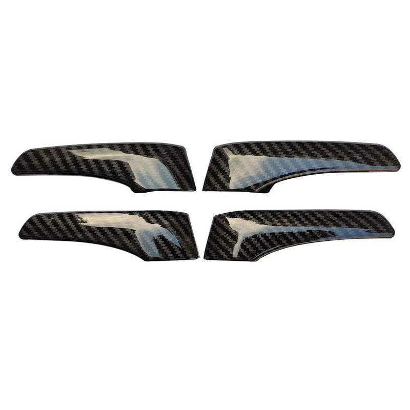 ruihe 4pc Carbon Fiber Color Inner Door Open Handle Cover