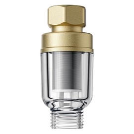 Serplex® Filtro de Agua de Acero Inoxidable para Calentador y Refrigerador, Prefiltro Mini Compatible con Diversos Sistemas de Filtración que Elimina Sedimentos, Óxido y Arena
