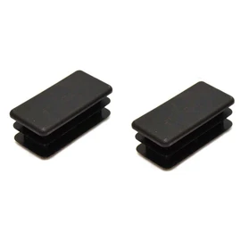 Rodon Boat Ladder Plugs P-32-U-64 | 2 x 1 x 3/4 Inch Black (Pair)