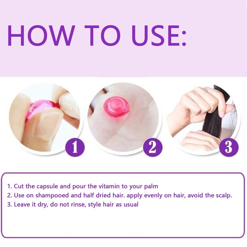 Cápsulas de Suero para el Cabello, 30 Unidades de Aceite