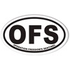 OFS Operation Freedom's Sentinel Oval Bumper Sticker