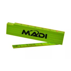 MADI MPFR-6 6' Inside Reading Fiberglass Folding Ruler