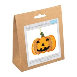 Trimits Felt Decoration Kits, 12 x 9.5cm, Pumpkin
