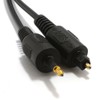 kenable Black Audio Cable TOSlink Plug to MINI-TOSLink OPTICAL 3.5mm