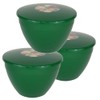 Christmas pudding bowls with lids Christmas Green basin and lid