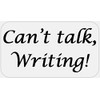 Can't Talk Writing - 50 Stickers Pack 2.25 x 1.25