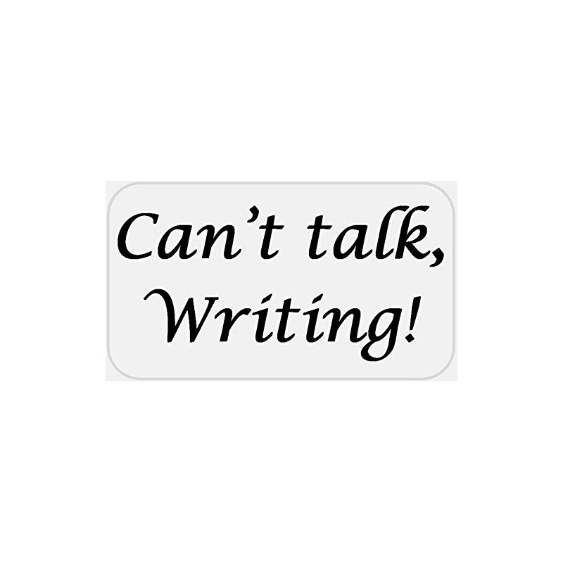 Can't Talk Writing - 50 Stickers Pack 2.25 x 1.25