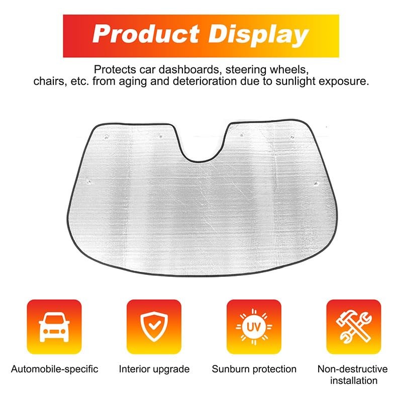 Car Foldable Car Sun Visor Compatible with Alfa Romeo Tonali,