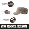 Pyrafox Men's Waterproof Army Cap M-XXL Large Head Military Hat,