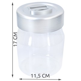 Iso Trade Digital Coins with Counter Piggy Bank LCD Display Box Money Cassette 3457 Decorative Money Boxes, Multi-Colour, Unique