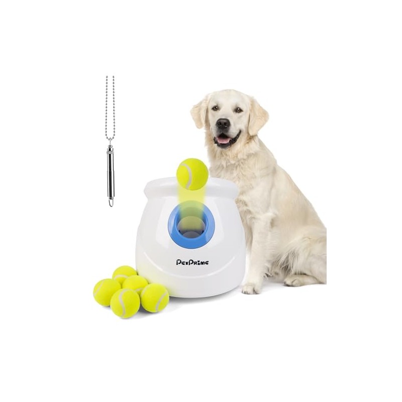 Pet Prime Automatic Ball Launcher for Large Dogs,Rechargeable Dog Ball