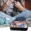 YUVAMAGIMO Blossom Flower Crochet Hooks Organizer Zipper Bag with Mesh