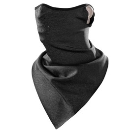 ROCKBROS Neck Warmer, Face Cover, For Winter, Cold Protection, Windproof, Fleece-Lined, Thick, Thermal, Non-Stifling, Stretchable, Bicycle, Bike, Skiing, Face Guard, Sports, Outdoors, Men's, Women's,