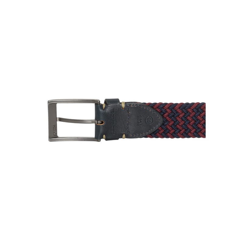 Redbridge Braided Belt Elastic Flexible Adjustable Unisex Stretch Belt, Bordeaux