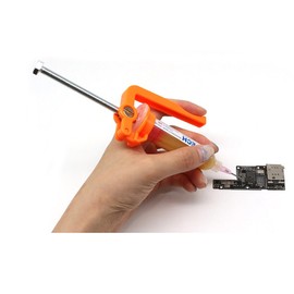 Soldering Flux Paste Glue Dispenser Extruder Manual Booster Propulsion Tool for 5cc 10cc Syringe Solder Paste Flux (Tool Only)