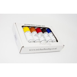 Michael Harding's Artist Oli Colours, Introductory Oil Paint Set, Six 40ml Tubes, 00640