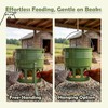 Metal Chicken Feeder No Waste - 20LB Large Chicken Feeder