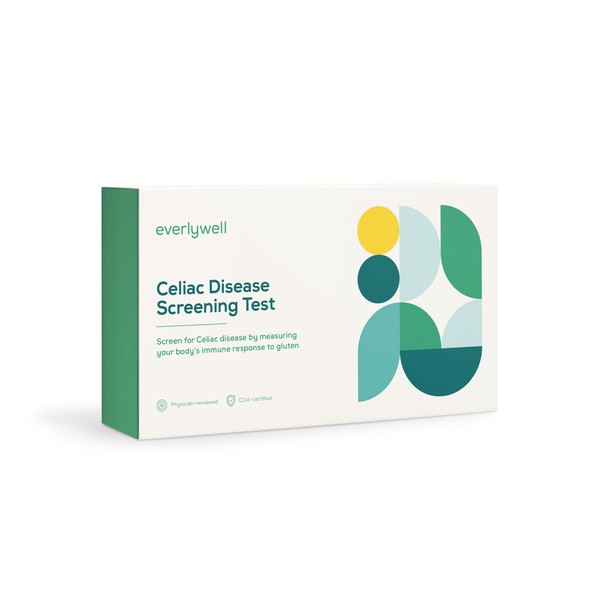 Everlywell Celiac Disease Screening Test - at-Home Digestive Health Lab Tests for Women & Men - Accurate Results from CLIA-Certified Lab Within Days - Ages 18+