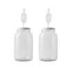 FastRack 1 Gallon Mason Jar Wide Mouth & Twin Bubble