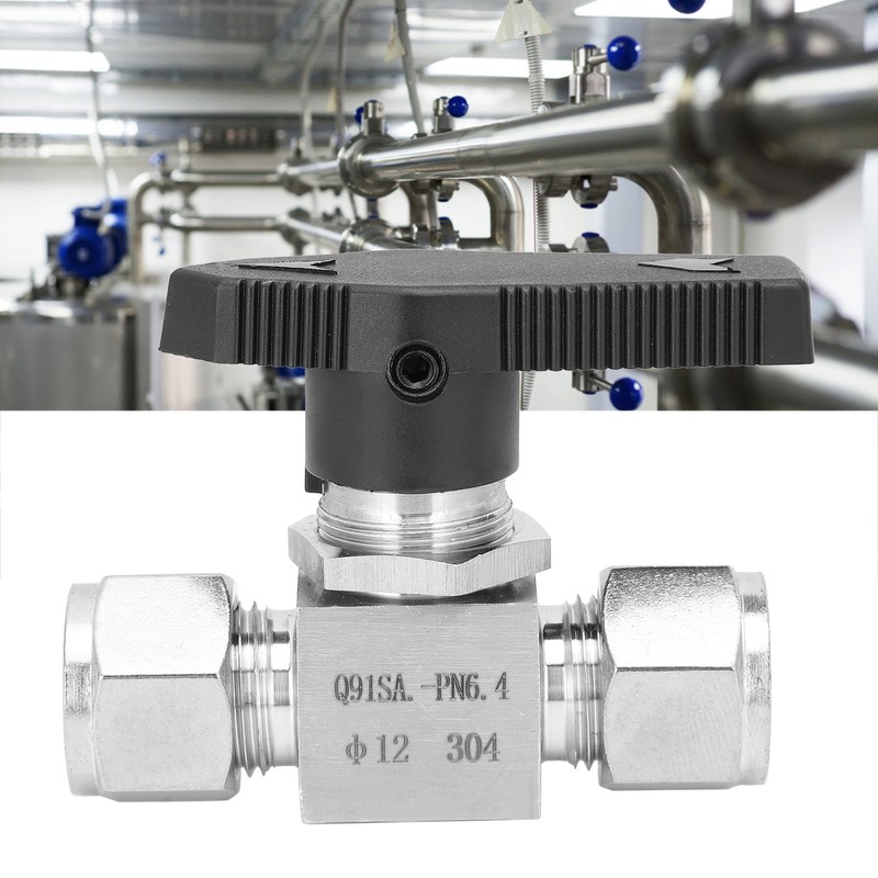 304 Stainless Steel Valve 2‑Way High Pressure Needle Flow Control