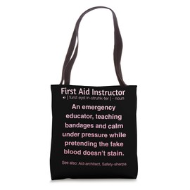 First Aid Instructor Tote Bag