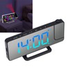 Projection Alarm Clock 7.4 Inch LED Mirror Digital Alarm Clock