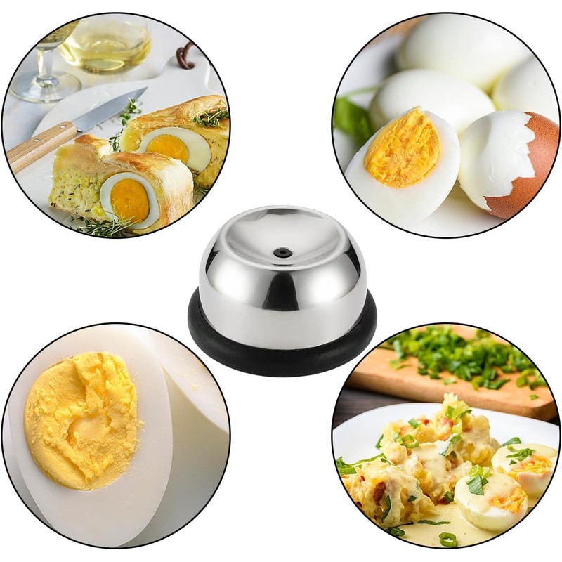 Zhenghebuy Egg Cutters, Egg Picks, Set of 2 Stainless Steel