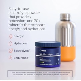 Trace Minerals | Keto Electrolyte Powder 11.6 oz 330gr | Polvo de electrolitos Keto 11.6oz 330gr