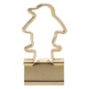 100Pcs Binder Clips Hollow Penguin Shape Sturdy Metal Small Binder