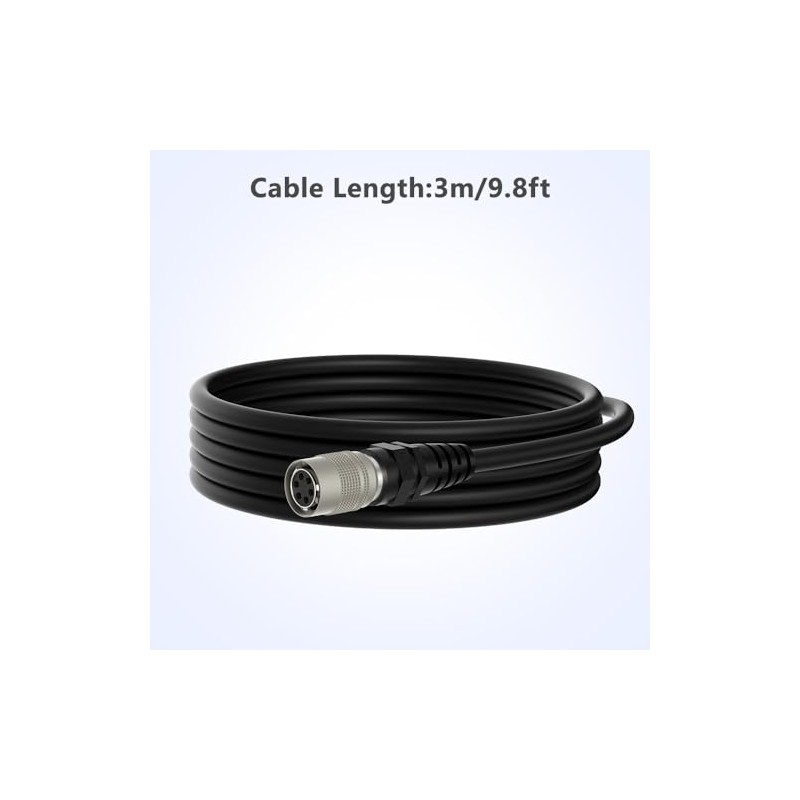 High Flex 6 Pin Hirose Female HR10A-7P-6S Cable for Basler