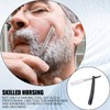 LNQ LUNIQI 2 Piece Men's Razor Metal Set, Barber Tools