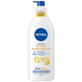 NIVEA Q10 Firming Body Lotion for Women with Q10 and Vitamin C, 72-Hour Body Moisturizer for Normal Skin Types, Quick-Absorbing, 500 mL Bottle