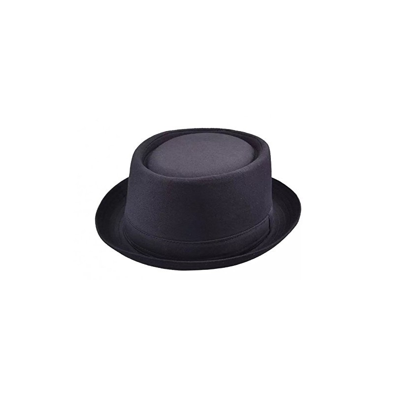 Maz Cotton Pork Pie Hat - Black (59cm)