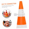 ULTECHNOVO 6pcs Traffic Cone Connectors Safety Barrier Rings for Sports