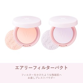 Wonjungyo Airy Filter Pact/Presto Powder Restoration Makeup Tone Up (01 Plain Pink)