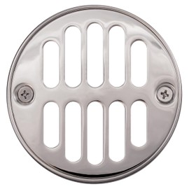 Westbrass Shower Strainer Set with Screws, Grill and Crown, Polished Chrome, D312-26