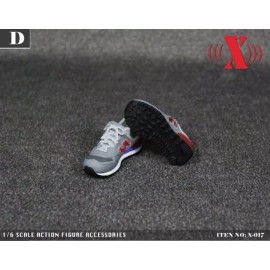 zy toy 1/6 female Gray sneakers shoes boots for 12" figure hot toys phicen kumik ❶USA❶