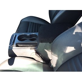 Auto Console Covers- Compatible with The KIA Sportage 2006-2008 Center Console Armrest Cover Fleece - Black