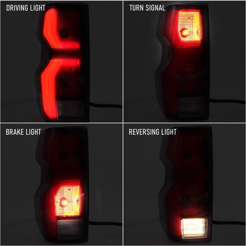 Huray Left LED Tail Light for Chevy Colorado 2023-2025 Driver