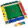 Upgraded 16.54'' Shut The Box Dice Game 4 Player-Colorful Wooden