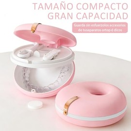 Lumbor37 Protector Bucal y Almacenamiento de Dentaduras Postizas, Elegante Contenedor de Aparatos Dentales, Estuche Ortodóntico Ultradelgado, Conorifi