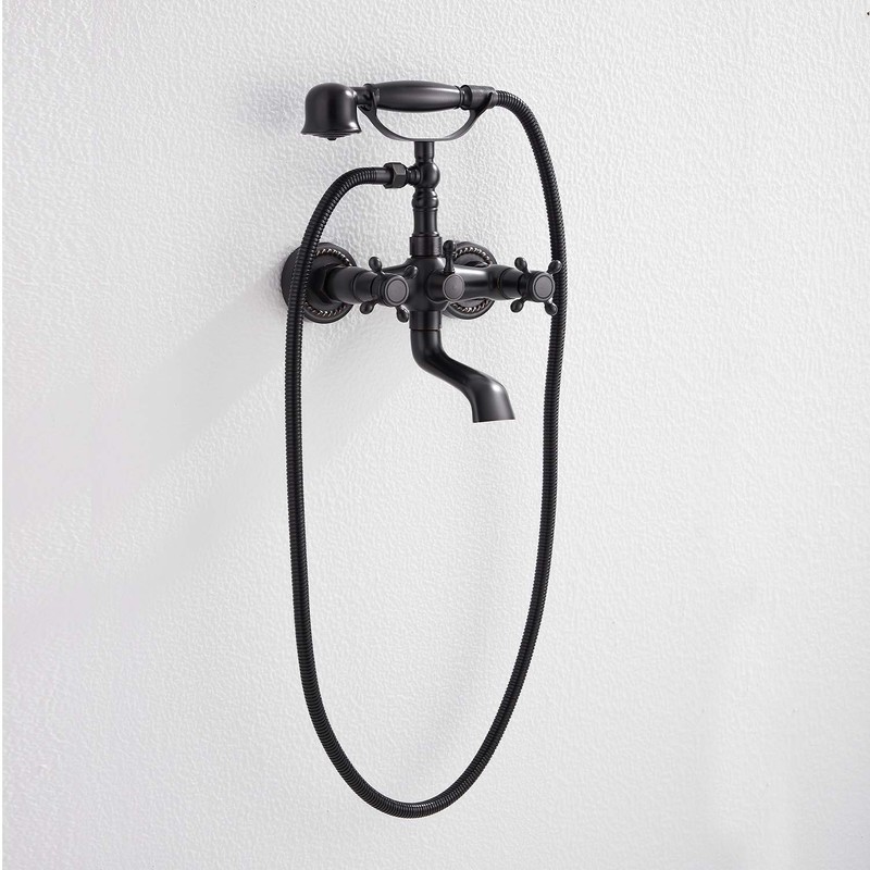 Oil Rubbed Bronze Tub Faucet GGStudy Clawfoot Bathtub Faucet Wall