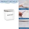 Yomjarl 2 Pack Salt Container,2 L Bath Salt Container With