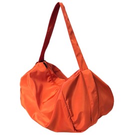 Aquamie Crossbody Bag, Messenger Bag, Shoulder Bag, Large, Nylon, A4, Horizontal (Orange)