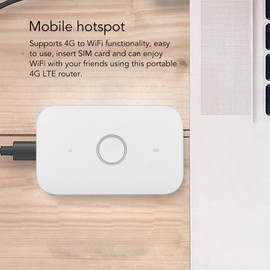 Generic 4G LTE WiFi Mobile Hotspot, Portable Travel Router Supports 4G to WiFi Functionality, 10 Connected Devices, Mobile Internet Router for Car Home Office Travel