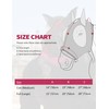 Harrison Howard Horse Fly Mask with Forelock Opening Stretch Breathable